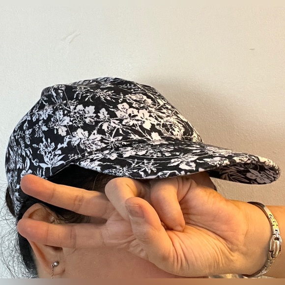 Silhouette Floral Leaf Baseball Cap Nature Hat Vintage Plant Boho Earth Contrast - Picture 9 of 10